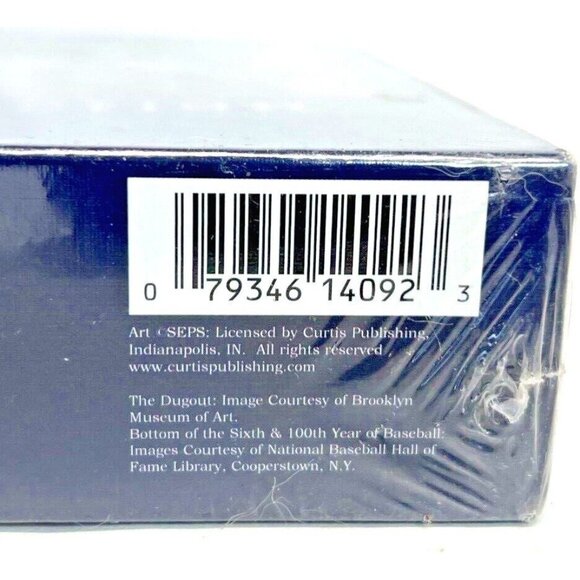 Norman Rockwell Baseball Collection 750pc Panoramic Puzzle Sealed Buffalo Games - Picture 6 of 7